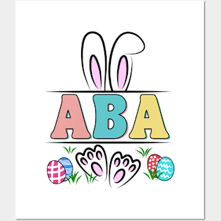 ABA Behavior Analyst Behavior Therapy Easter Day Posters and Art